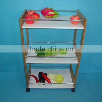 3-Tiers kitchen trolley with wheels