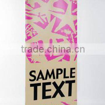 Economical 85*200cm aluminum hand roll up banner