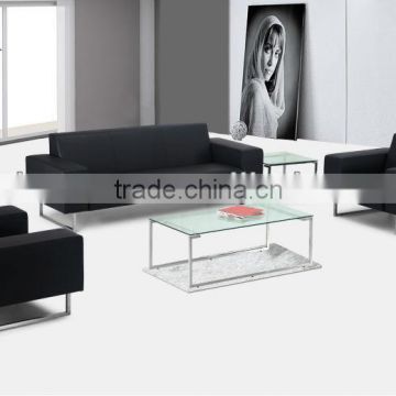 2016 hot sale modern pu office sofa with metal frame