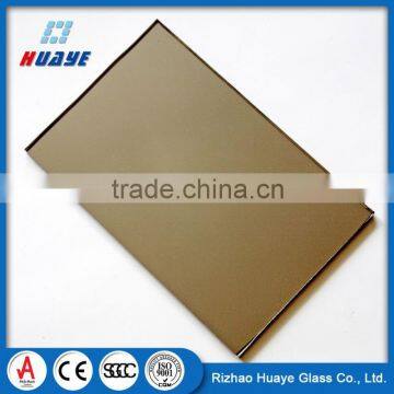 High Quality coated heat light grey reflective glass for commercial building