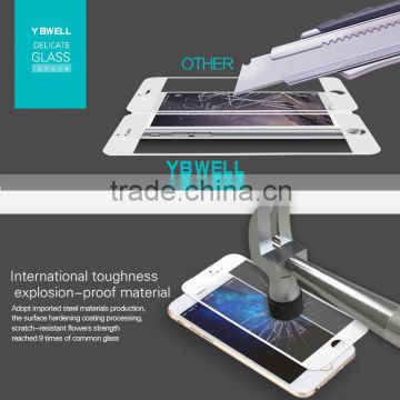 Screen protector factory full cover tempered glass screen protector for iphone6 6s 6s plus/for samsung s6 edge