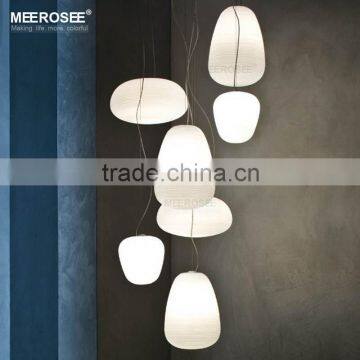 3 Light Pendant Fixture Glass Pendant Lights Hanging Ceiling Lamp for Kitchen Island MD81991