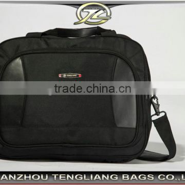 Genuine leather laptop messenger bag for men