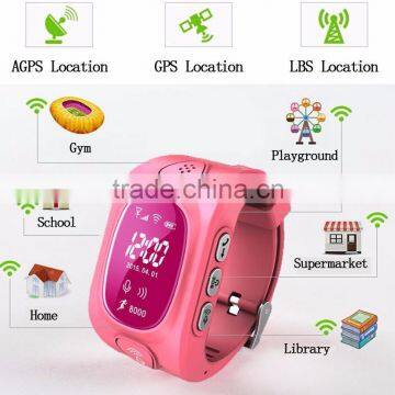 Hottest GPS Tracker Watch for Kids GPS/GSM/Wifi Triple Positioning smart watch