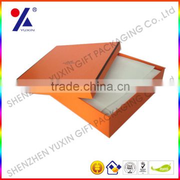 cosmetic packing box lid and base box style paper box apparel packaging box gift packing box from shenzhen