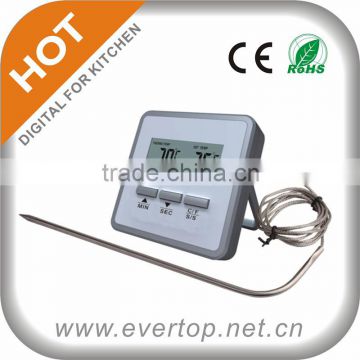 CHEAP DIGITAL COOKING THERMOMETER WITH TIMER ET926