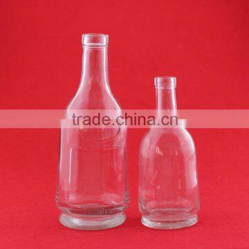 Wholesale custom hennessynesd bottle 700ml aluminum cap bottles brandy glass bottles