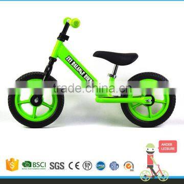 Original design high carbon steel ride on toy balance bike for kids