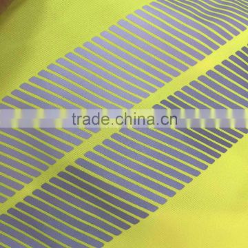 Silver Iron On Reflective Diagonal Stripes/Bias for Safety Vest