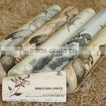 Chinese ink and wash wallpaper traditional wallpaper for sale