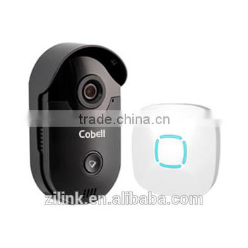 two-way audio support ios android app remote access wifi doorbell.