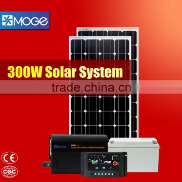 Moge portable solar power generator 300w high configuration for home use