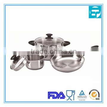 5 pcs cookware casserole set/cooking pot set &wholesale cookware for stainless steel