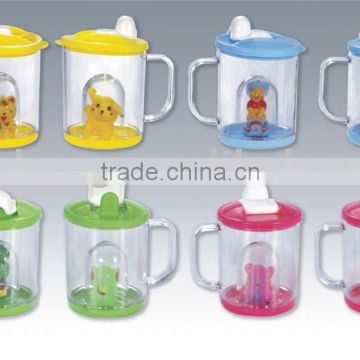 2015 New Custom Design Wholesale plastic cup with handle