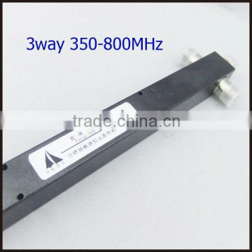 3-way N-female Low Frequency Power Dividers 350-800MHz