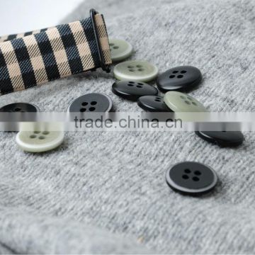High Class Black and Light Beige 4 Holes Natural Corozo Nut Buttons