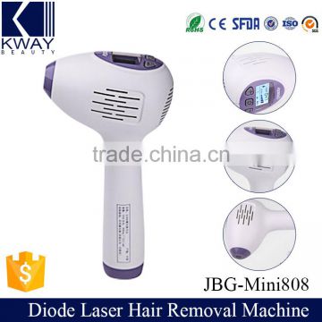 Professional Mini Portable 808nm Diode Laser Skin Rejuvenation Hair Removal Machine for Sale
