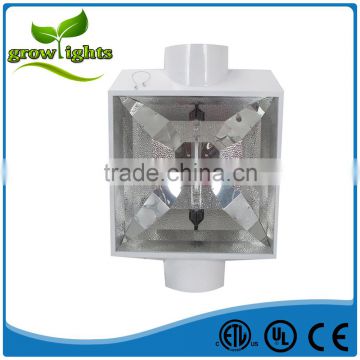 DE 8" air cool vent Hydroponics HPS/MH Grow Light reflector 95% aluminium+lamp cord