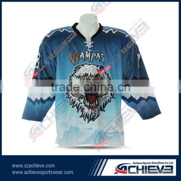 Gym custom ice hockey jersey sublimation NHL team hockey uniforms print active hockey shirts
