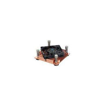 Pure Copper Heat Sink Server CPU Cooler / Air Cooling Fan with Single Fan