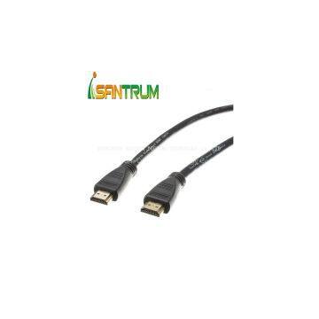 Round Black HDMI Cable Support 4k*2K 1080p,3D,Ethernet 1.4V