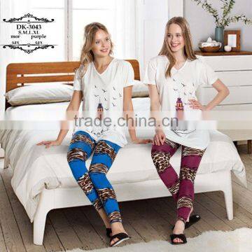 Istanbul print turkish leggigs cotton pajamas