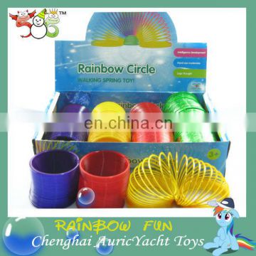 gilding plastic rainbow spring toy ZH0906876