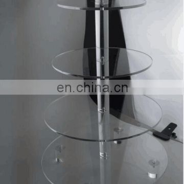 custom 4 tiers cake stand party food display clear acrylic wedding cake stand