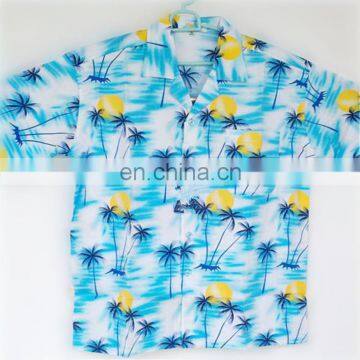 hawaiian aloha shirts, colorful breathable Hawaiian shirt, printed short sleeve polo shirts