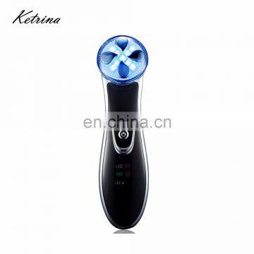 Ketrina Skincare Device Electric RF EMS Led Light Anti Wrinkle Face Lifting Roller Massage