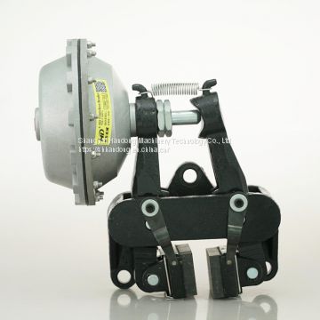 Horizontal mounted air caliper disc brake