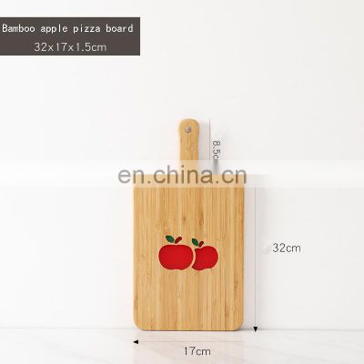 Customized New Design High Quality Organic Kitchen Round Bamboo Pizza Board
