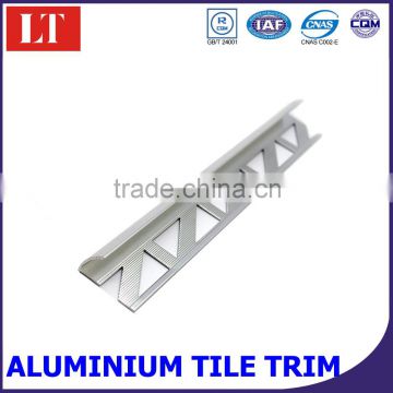 CNC/Milling/punching/drilling Aluminum tile trim with angle