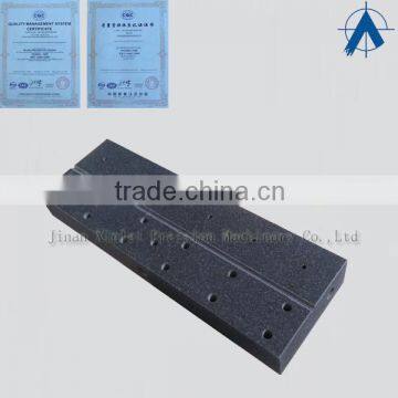 Granite mechanical components beam Jinan granite machinery components