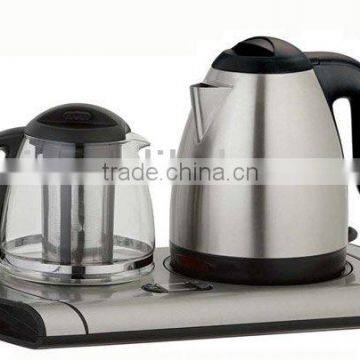 1.7L stainless electric kettle set