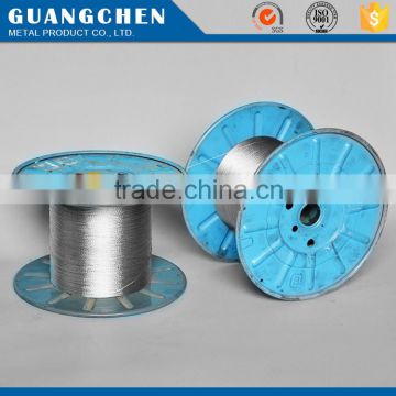 7*3 electroplate galvanized wire rope