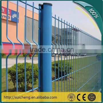 Round Steel Pipe PVC Coated Fence/Galvanized Fencing with Low Price/Generators Prices PVC Fence(Factory)