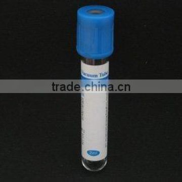Plastic PT vacuum blood collection tube(sodium citrate 9:1)
