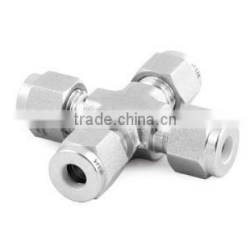 stainless steel 4 Way Fitting Compression Fitting