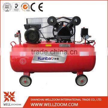 Rotary air compressor, 2hp, 100L, belt drive