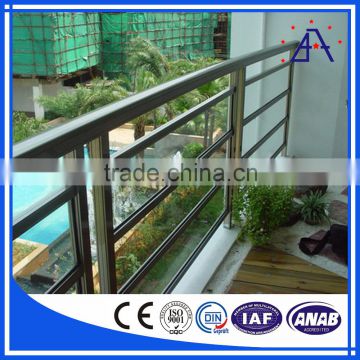 Trade Assurance Bottom Price Aluminium Glass Terrace Railing Designs