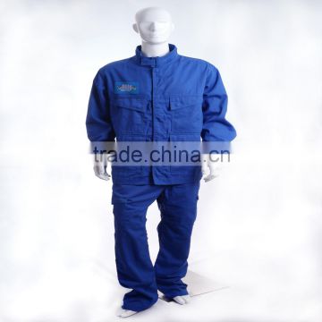 High performance flame resistant and antistatic safety clothes UNI EN ISO 61482 EN 1149