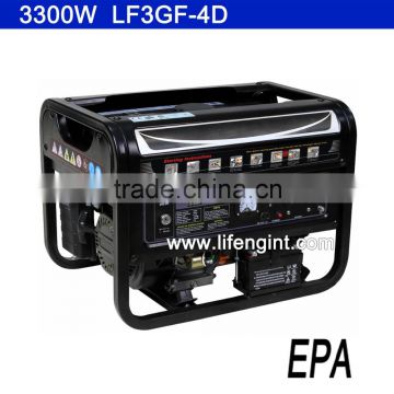 3300W max power EPA certification gasoline generator LF3GF-4D