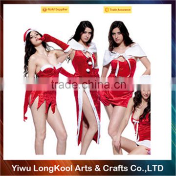 European and American latest design sexy dance costume women cosplay Christmas costume