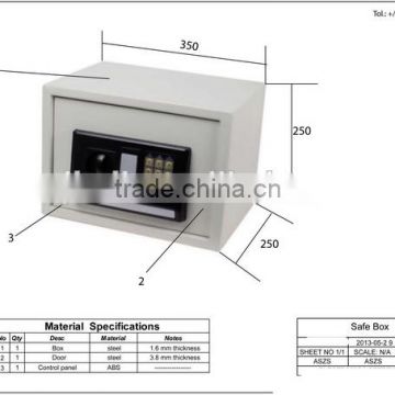 Good quality manufacture mechanical electronic safe