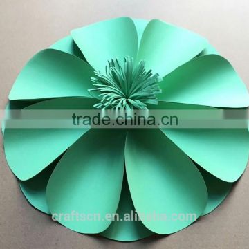 Giant size artificial paper flower passed leaves passded the test of BSCI