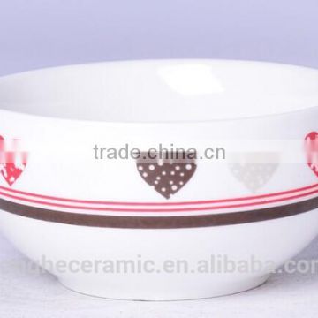 Wholesale newly printed Ceramic Cereal bowls 4.5 inch/5.5inch/6 inch