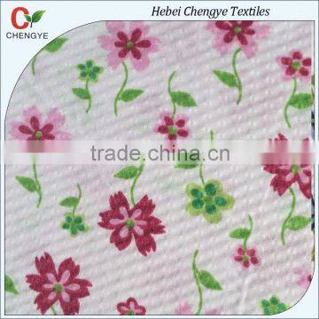 100% polyester digital printed fabric for making shirt