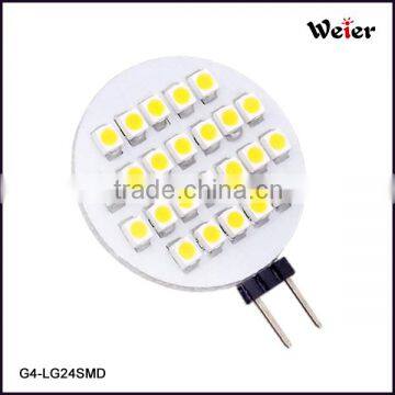 RA>80 CE RoHS 1.2W 24SMD G4 Side Pin 3528 100lm 24V