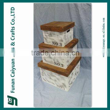 Manufacturing handmade custom wooden box for sale